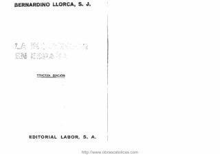 La Inquisicion en España - Pe. Bernadino Llorca.pdf