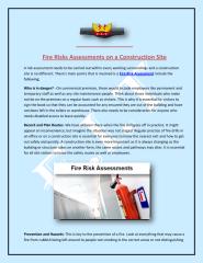 Fire Risks Assessments on a Construction Site.pdf