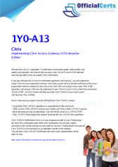 1Y0-A13 Implementing Citrix Access Gateway 9.0 Enterprise Edition.pdf